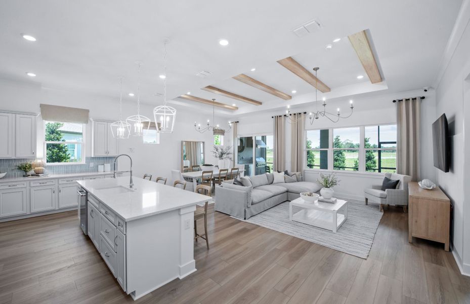 Representative furnished interior of a home built from the Palmary by Del Webb in Explore Verona, Dade City (Image 15). Representative furnished interior of a home built from the Palmary by Del Webb in Explore Verona, Dade City (Image 15).