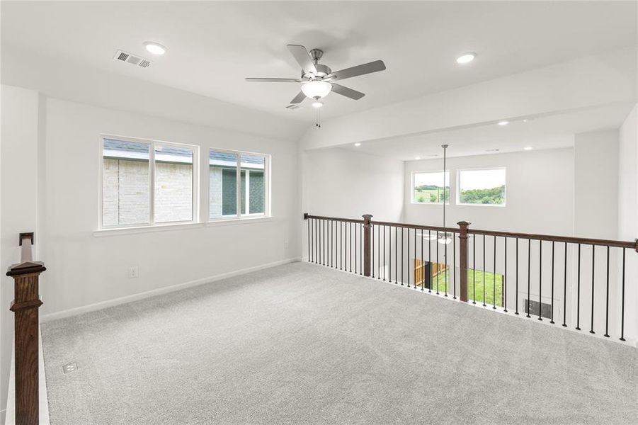 Spacious, unfurnished interior of a new home in La Terra at Uptown Celina, Celina (Image 17).