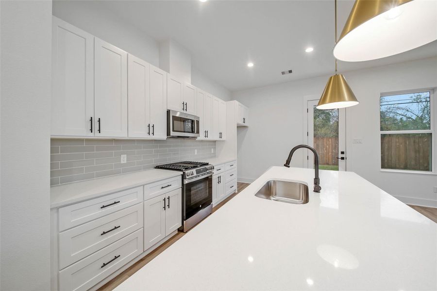 Furnished interior view inside a new home in , Houston (Image 11).