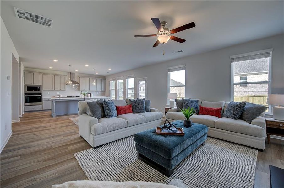 Furnished interior view inside a new home in Burchwood, Stockbridge (Image 14).