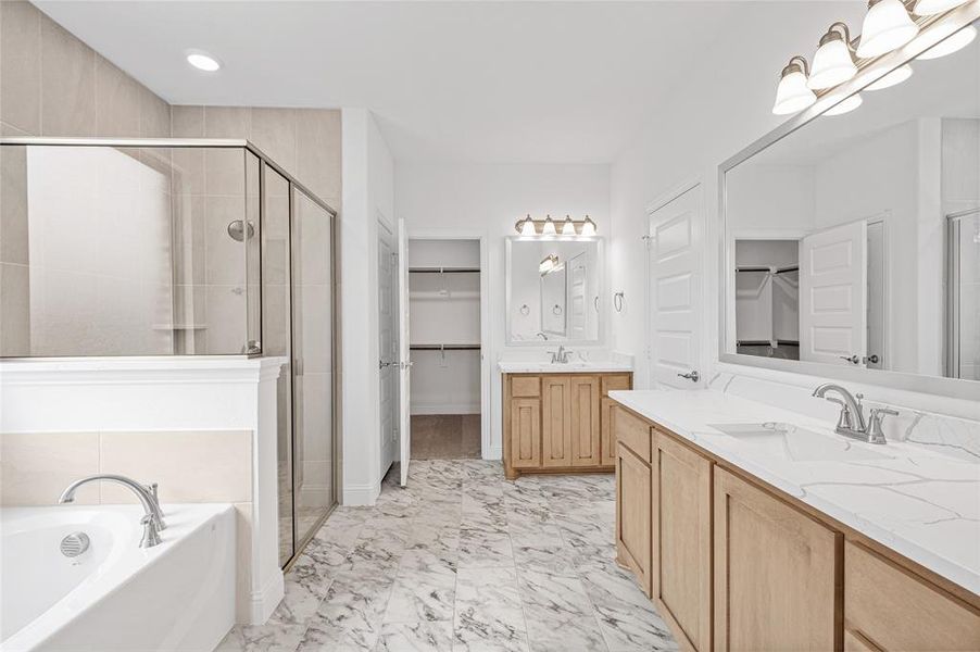 Furnished interior view inside a new home in Stone River Glen, Royse City (Image 14). Furnished interior view inside a new home in Stone River Glen, Royse City (Image 14).
