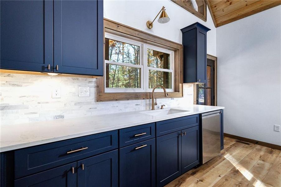 Furnished interior view inside a new home in , Ellijay (Image 19).