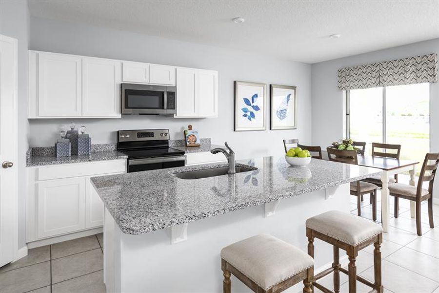Representative furnished interior of a home built from the Mahogany by Ryan Homes in Touchstone, Lakeland (Image 2).