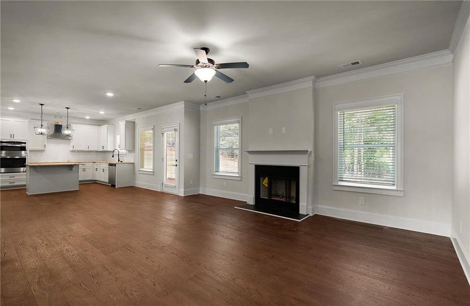Spacious, unfurnished interior of a new home in The Landing at Miller’s Ferry, Adairsville (Image 18). Spacious, unfurnished interior of a new home in The Landing at Miller’s Ferry, Adairsville (Image 18).