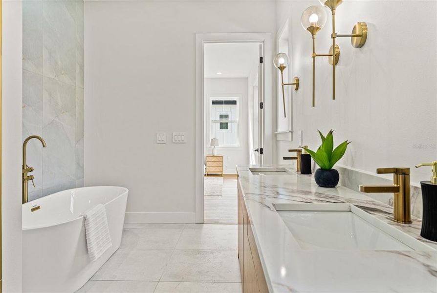 Furnished interior view inside a new home in , Seminole (Image 27).