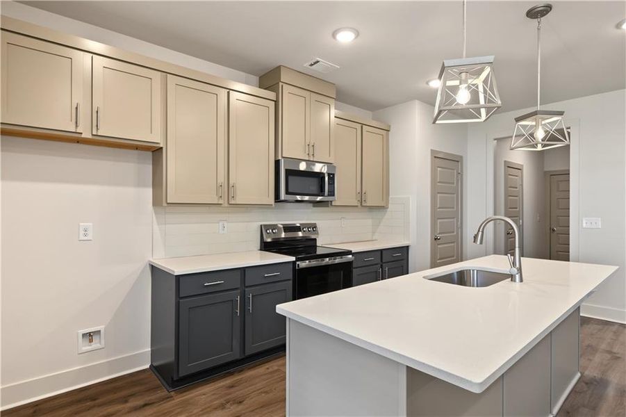 Furnished interior view inside a new home in , Norcross (Image 4).