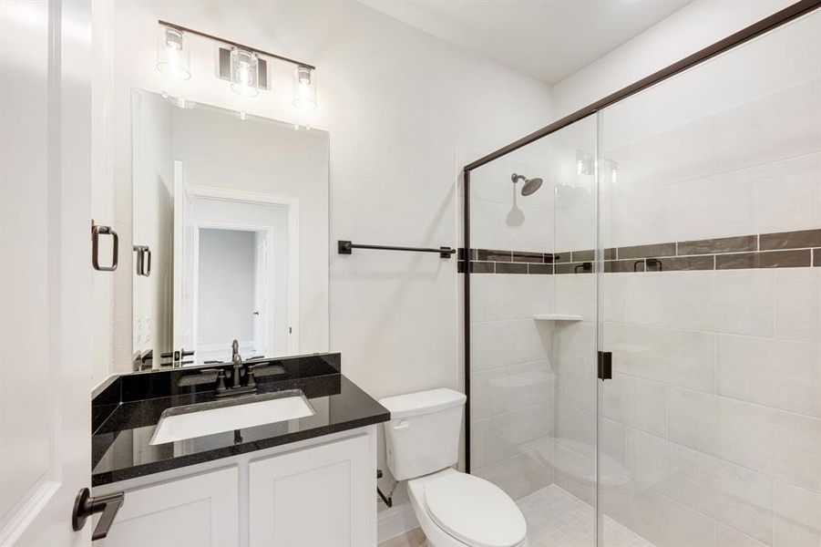 Furnished interior view inside a new home in Parks at Panchasarp Farms 55-60, Burleson (Image 19).