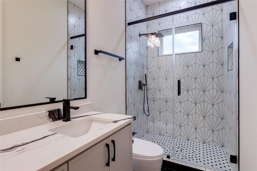Furnished interior view inside a new home in , Dallas (Image 13).