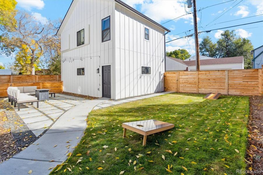 Exterior details and patio area of a home in , Denver (Image 30). Exterior details and patio area of a home in , Denver (Image 30).