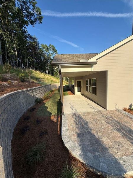 Exterior details and patio area of a home in , Waleska (Image 3). Exterior details and patio area of a home in , Waleska (Image 3).