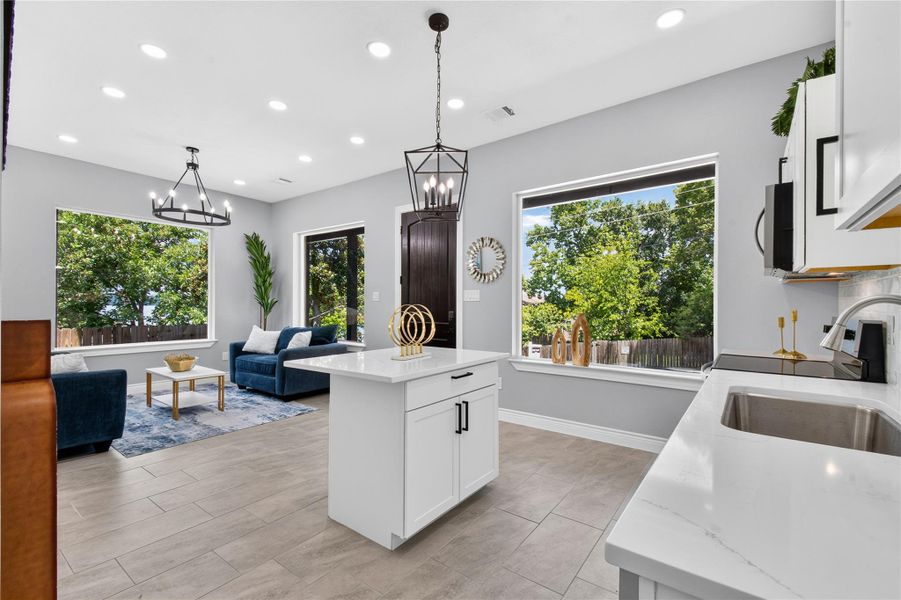 Furnished interior view inside a new home in , Willis (Image 13).