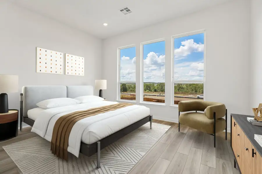 Representative furnished interior of a home built from the Windsor by Taylor Morrison in Eastwood, Manor (Image 8).