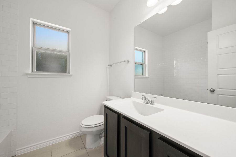 Furnished interior view inside a new home in Baker Farms, Cleburne (Image 14). Furnished interior view inside a new home in Baker Farms, Cleburne (Image 14).