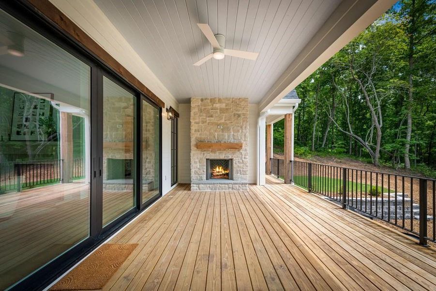 Exterior details and patio area of a home in , Ellijay (Image 46). Exterior details and patio area of a home in , Ellijay (Image 46).