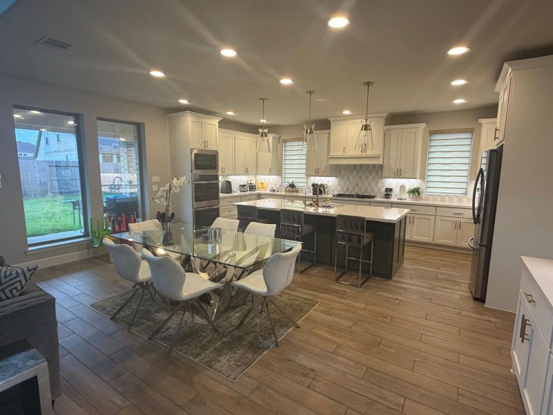 Furnished interior view inside a new home in Legacy Prairie at Katy Court, Katy (Image 16).