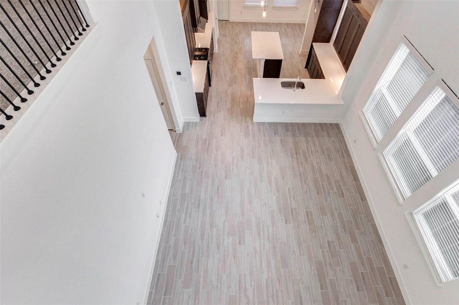 Spacious, unfurnished interior of a new home in Bridgeland 45's, Cypress (Image 13).