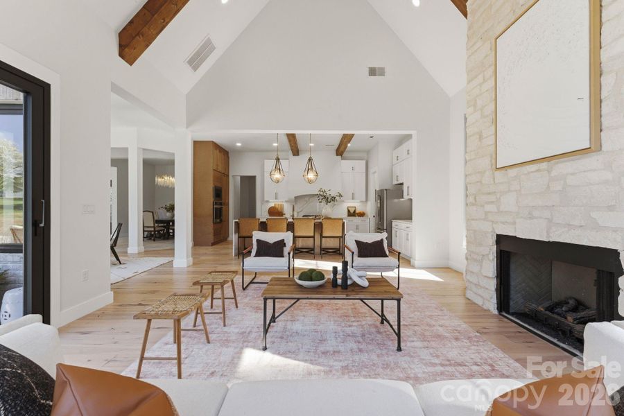 Furnished interior view inside a new home in , Mooresville (Image 5). Furnished interior view inside a new home in , Mooresville (Image 5).