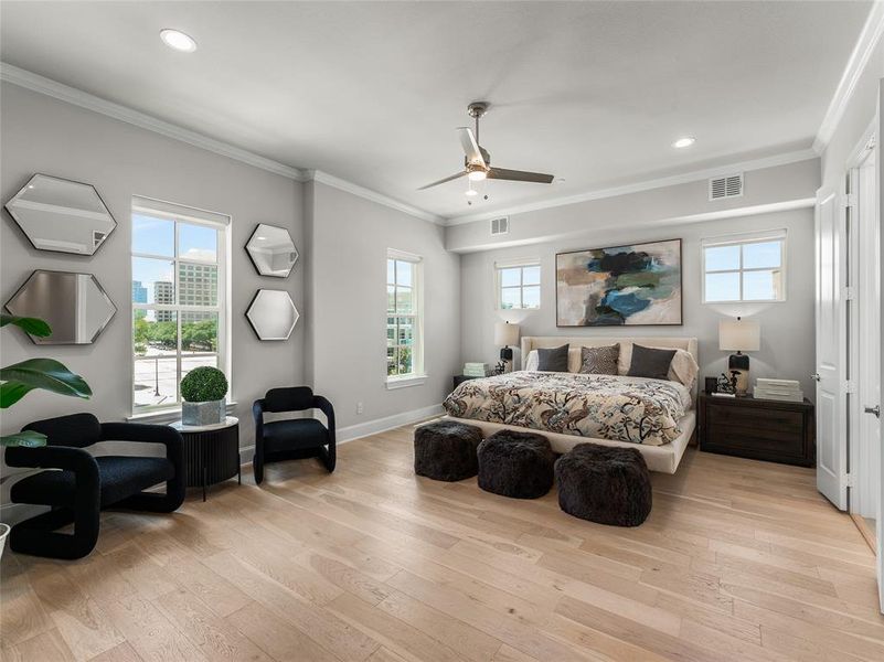 Furnished interior view inside a new home in , Irving (Image 31).