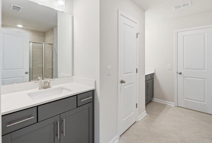 Representative furnished interior of a home built from the Addison by Beazer Homes in Ashley Walk Townes, Charleston (Image 12).