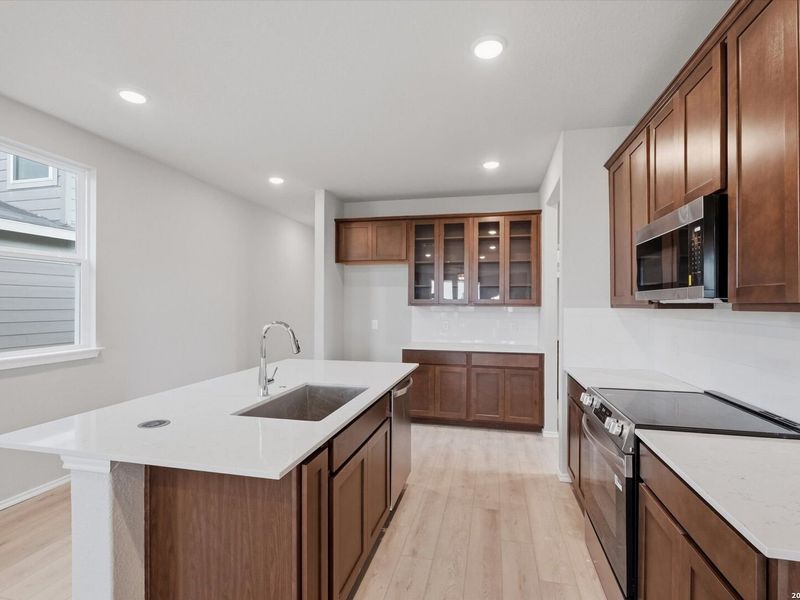 Furnished interior view inside a new home in Agave, San Antonio (Image 7). Furnished interior view inside a new home in Agave, San Antonio (Image 7).