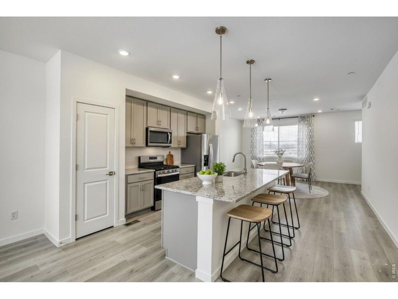 Furnished interior view inside a new home in , Fort Collins (Image 4). Furnished interior view inside a new home in , Fort Collins (Image 4).