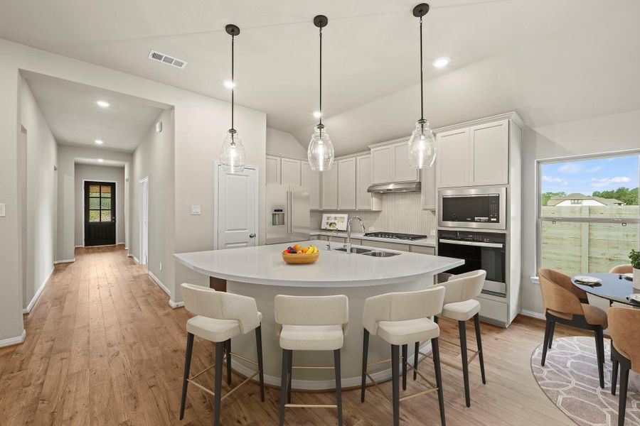 Furnished interior view inside a new home in Two Step Farm, Montgomery (Image 10).
