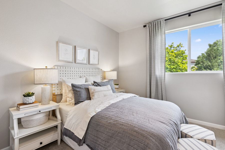 Representative furnished interior of a home built from the Silverton by Landsea Homes in Highlands Preserve, Mead (Image 61).