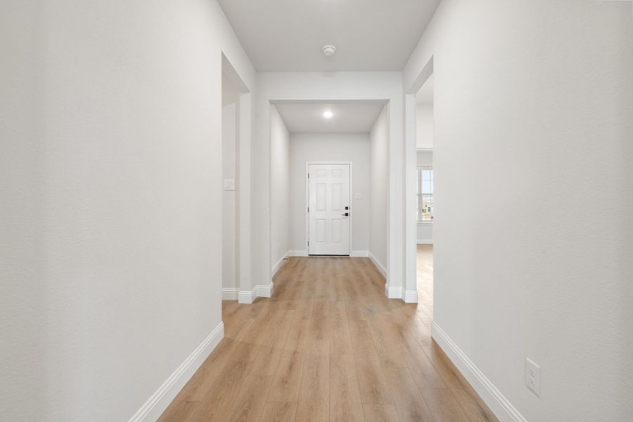 Representative unfurnished interior of a home built from the The Holly F by Davidson Homes LLC in Saddle Creek Ranch, Cibolo (Image 16). Representative unfurnished interior of a home built from the The Holly F by Davidson Homes LLC in Saddle Creek Ranch, Cibolo (Image 16).