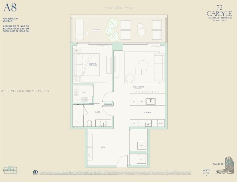 Image 15 of a home in 72 Carlyle.