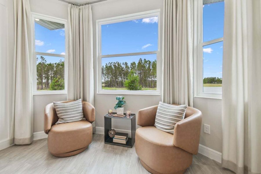 Representative furnished interior of a home built from the Sweetwater by William Ryan Homes in Southern Hills Plantation, Brooksville (Image 50).