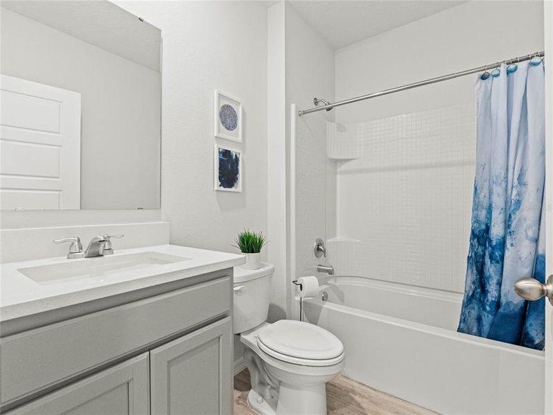 Furnished interior view inside a new home in Cascades, Davenport (Image 14). Furnished interior view inside a new home in Cascades, Davenport (Image 14).