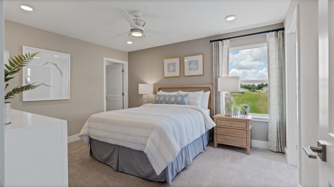 Representative furnished interior of a home built from the Sweetgum by DRB Homes in Trailside, Mount Dora (Image 69).