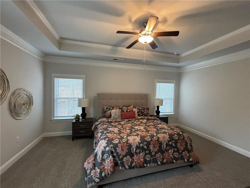 Furnished interior view inside a new home in Tuscany Hills, Douglasville (Image 7). Furnished interior view inside a new home in Tuscany Hills, Douglasville (Image 7).