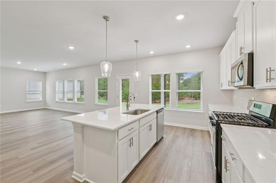 Furnished interior view inside a new home in Preserve at Mountain Creek, Pendergrass (Image 7). Furnished interior view inside a new home in Preserve at Mountain Creek, Pendergrass (Image 7).