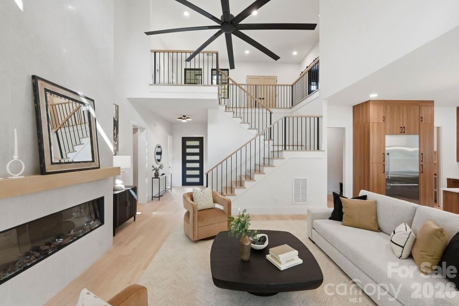 Furnished interior view inside a new home in , Charlotte (Image 6).
