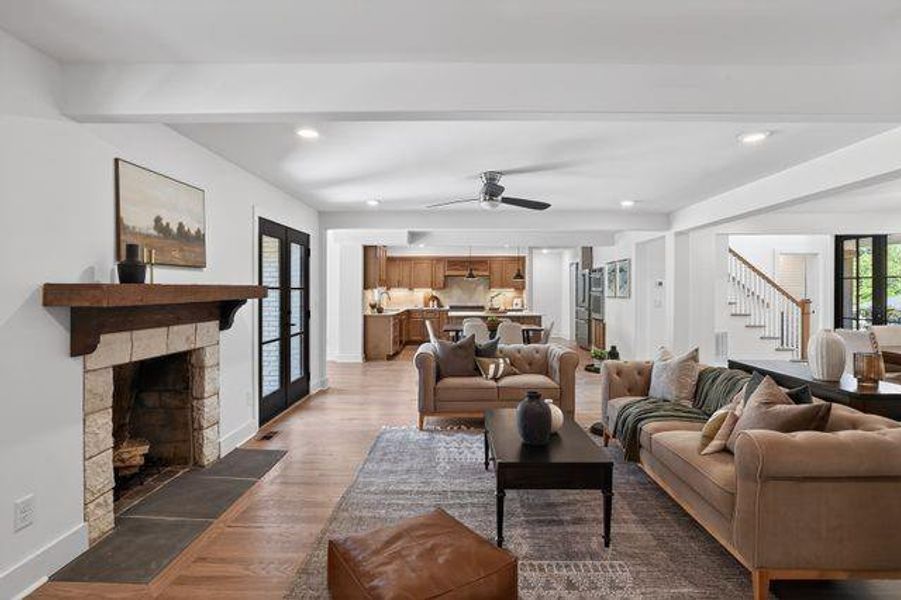 Furnished interior view inside a new home in , Roswell (Image 10).