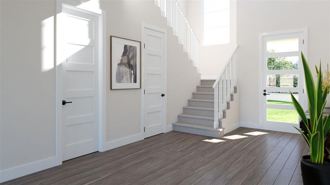 Spacious, unfurnished interior of a new home in North Square at Uptown, Celina (Image 15).