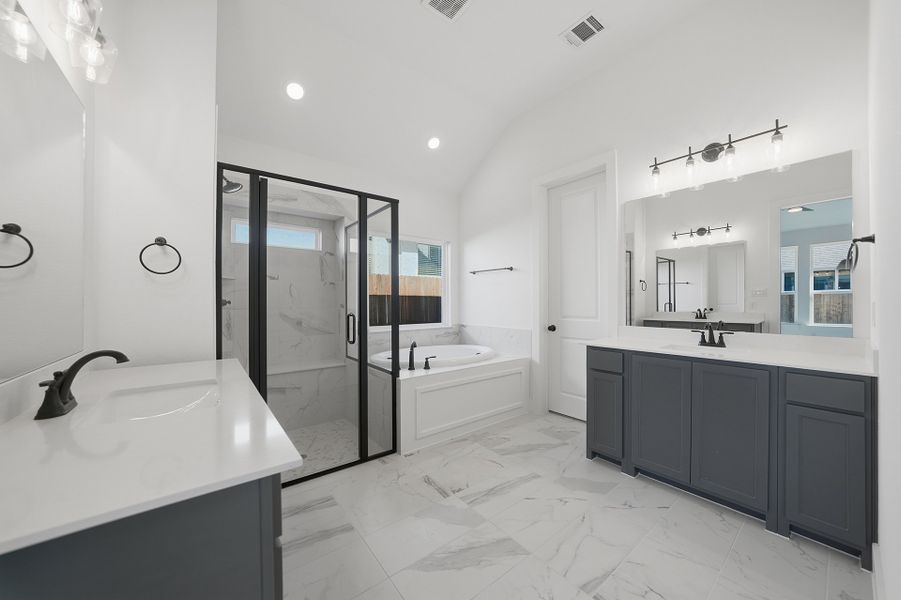 Furnished interior view inside a new home in Tavolo Park, Fort Worth (Image 10).