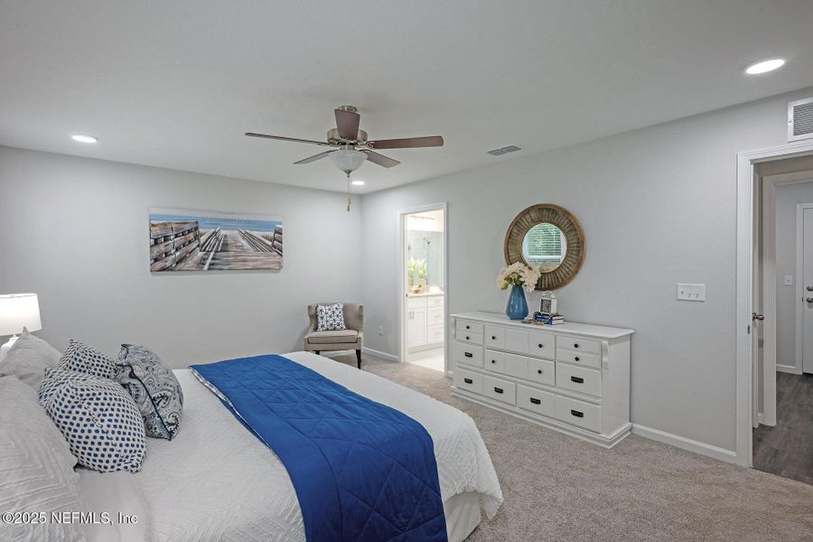 Furnished interior view inside a new home in , Jacksonville (Image 30).