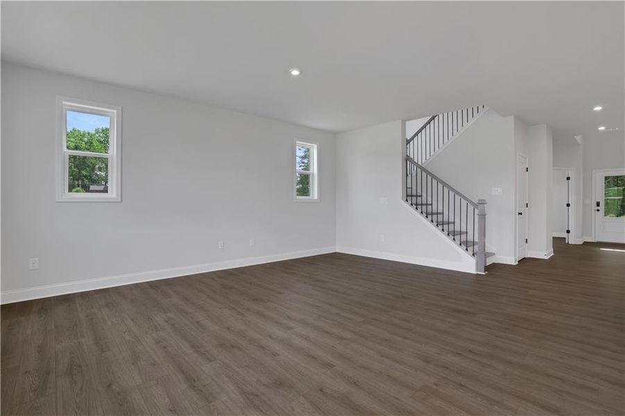 Spacious, unfurnished interior of a new home in Easton Walk, Lawrenceville (Image 23).