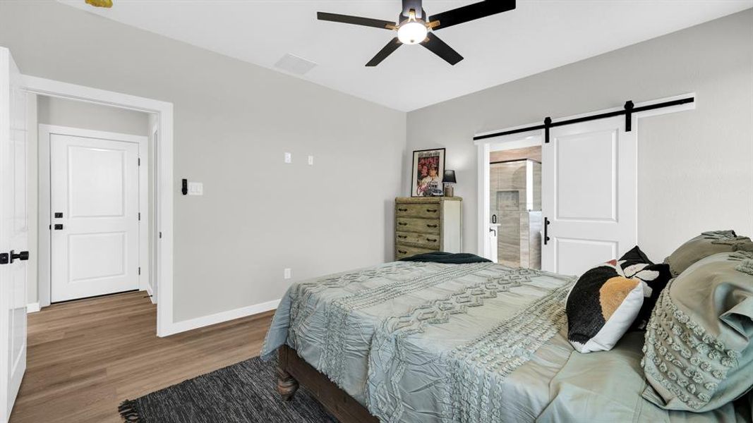 Furnished interior view inside a new home in Parallel Pastures, Poolville (Image 15).