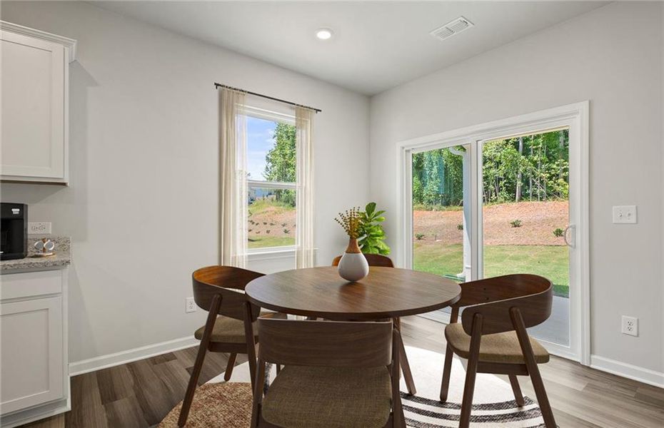 Furnished interior view inside a new home in Avery Ridge, Gainesville (Image 10).