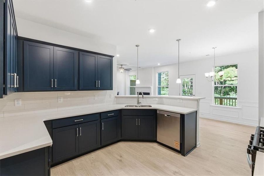 Furnished interior view inside a new home in Park View Reserve, Mableton (Image 3).