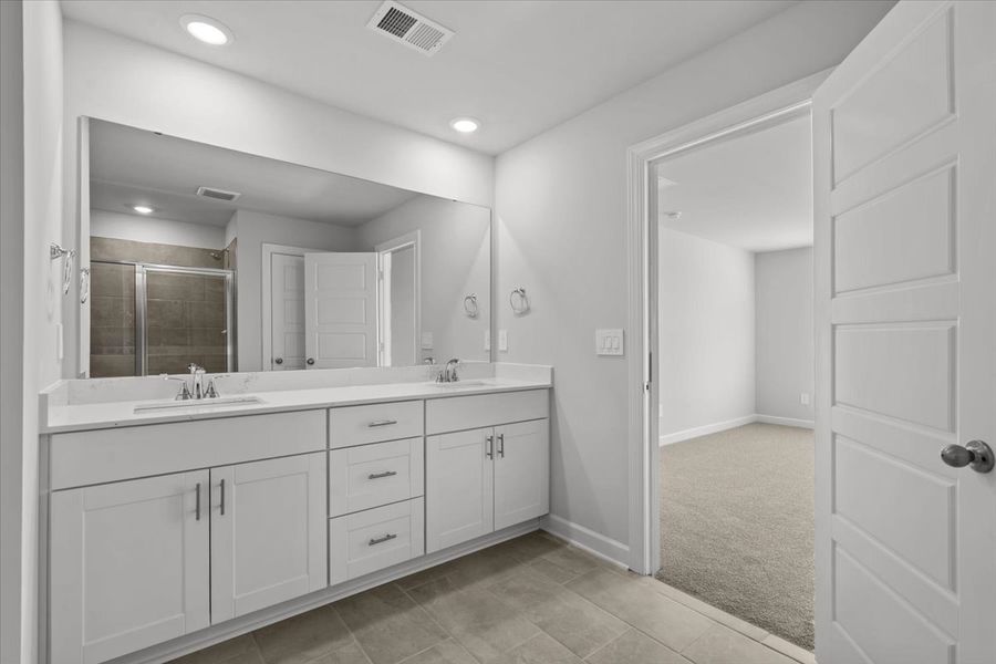 Furnished interior view inside a new home in Maxwell Commons, Easley (Image 10).