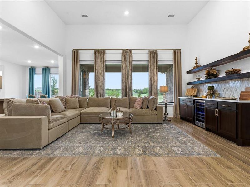 Furnished interior view inside a new home in Gean Estates, Keller (Image 19).