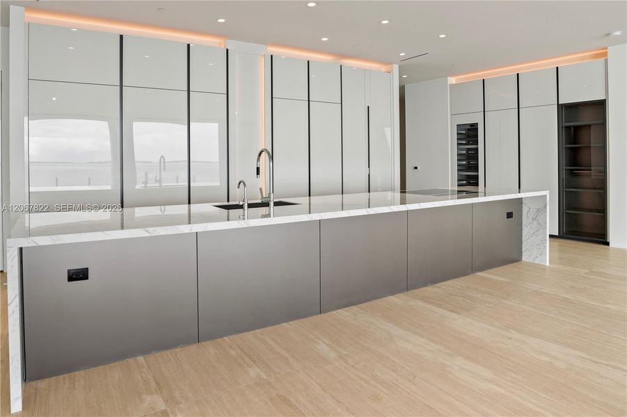 Furnished interior view inside a new home in , Miami (Image 6).