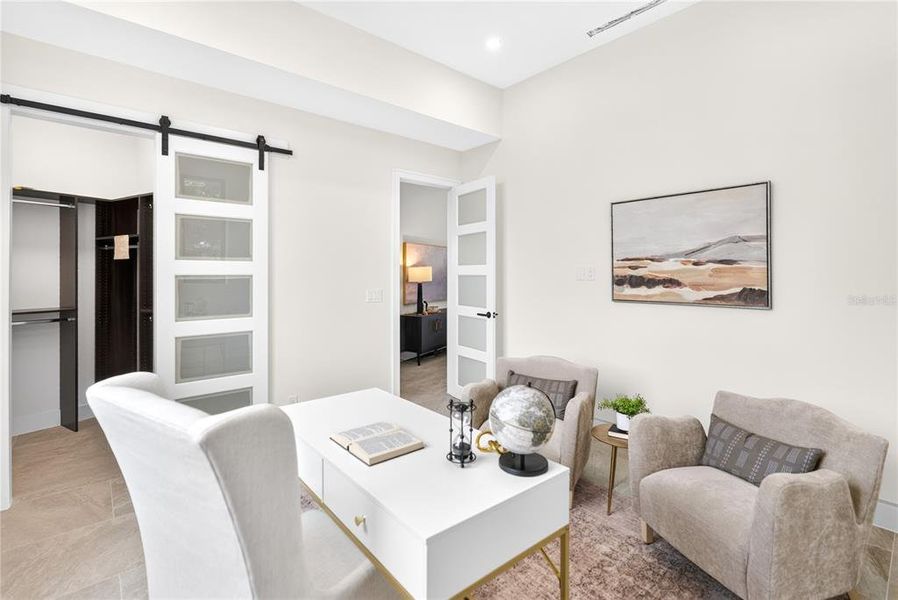 Furnished interior view inside a new home in , Sarasota (Image 45).
