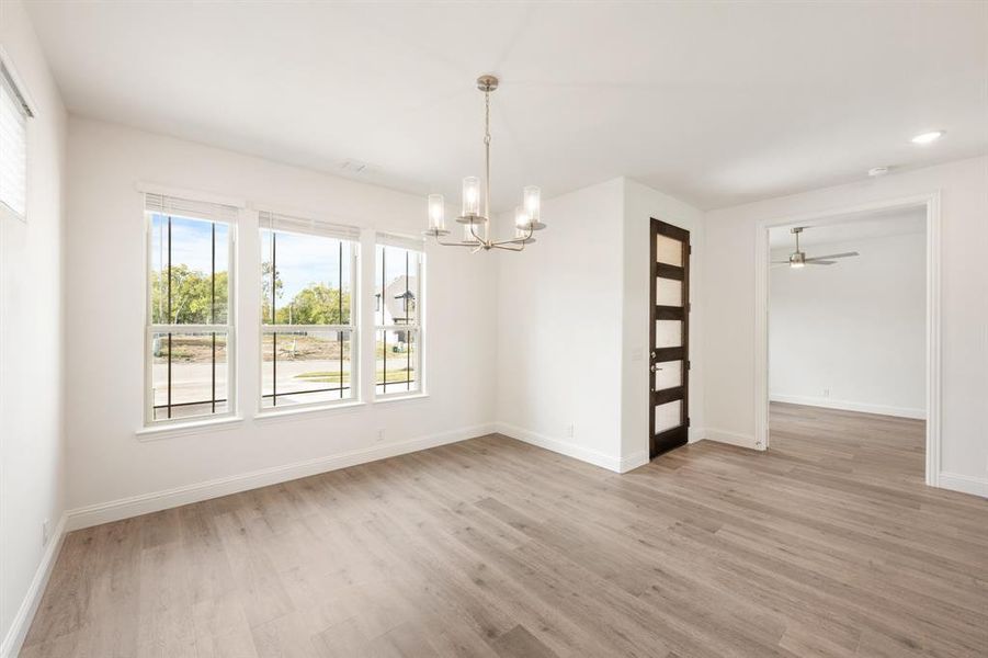 Spacious, unfurnished interior of a new home in Union Park Classic 60, Little Elm (Image 23). Spacious, unfurnished interior of a new home in Union Park Classic 60, Little Elm (Image 23).