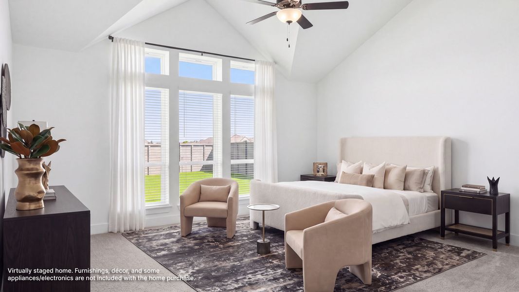 Furnished interior view inside a new home in Landmark, Denton (Image 9).