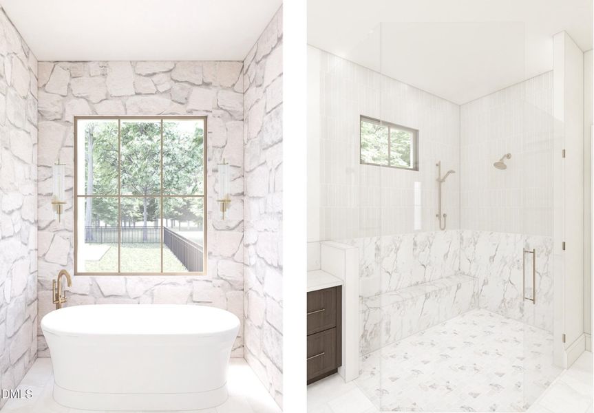 The Westbrook primary bath 1 The Westbrook primary bath 1